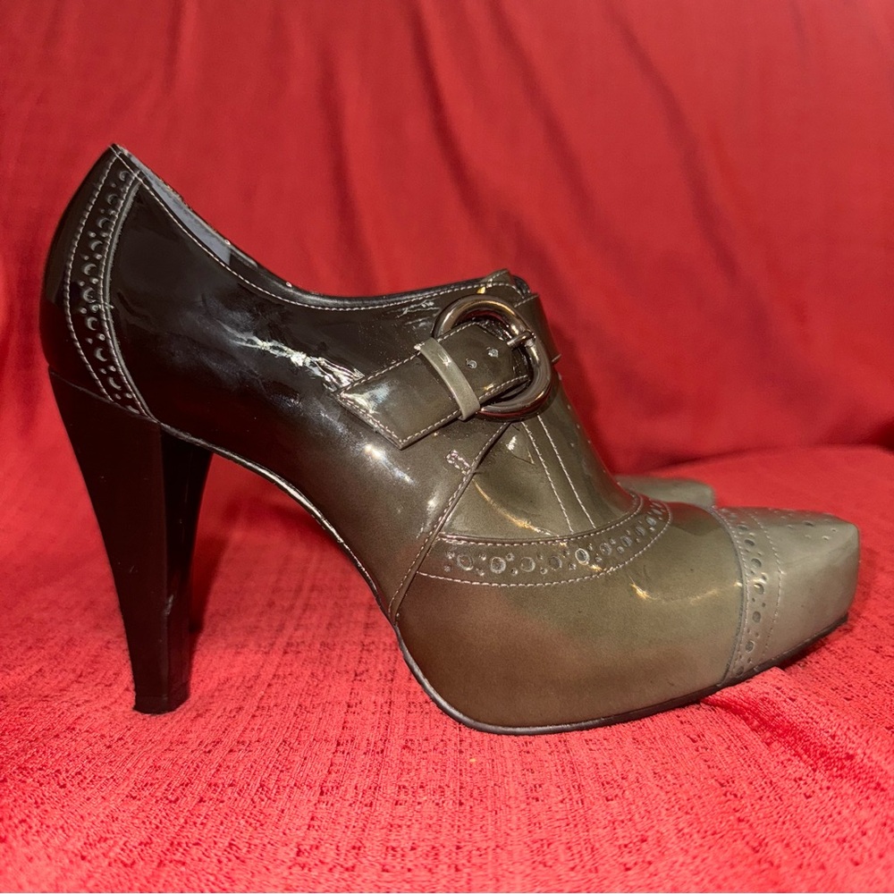Antonio Melani Stormy Green‎ and Black Ombré Heels, Women’s Size 6, EUC